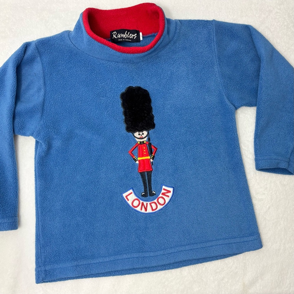 Ramblers Royal Guard‎ London Long Sleeve Fleece sweatshirt  Blue Size 6-7
